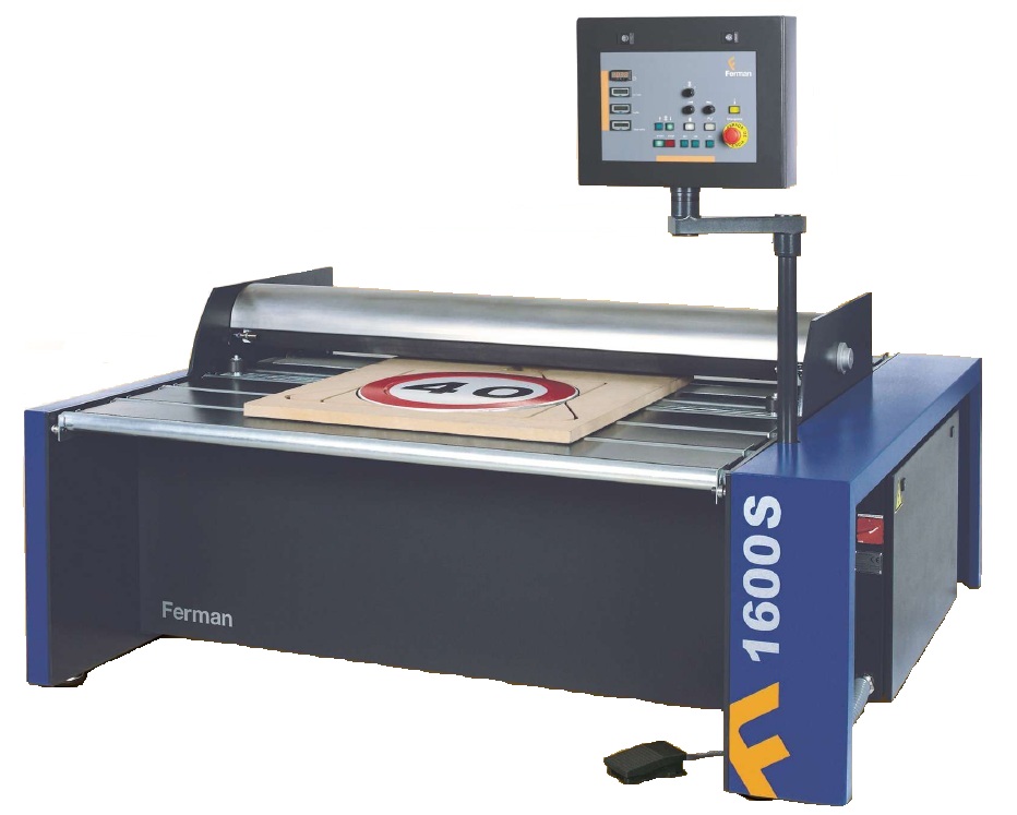 Laminating and cutting machines Ferman; laminator for traffic signs